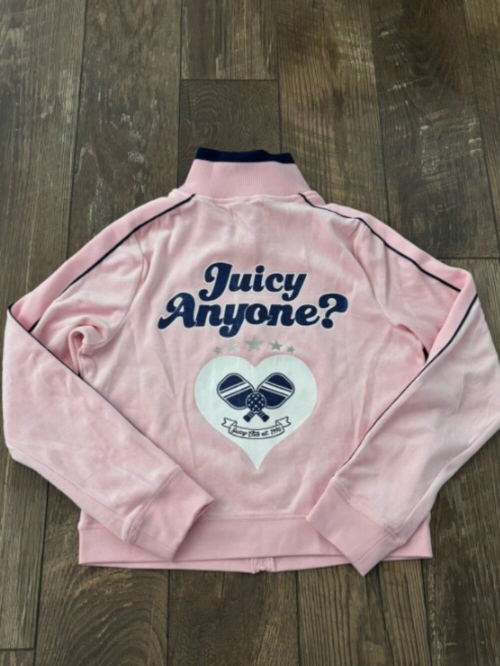 Juicy Couture Women's Cotton Velour Pickleball Jacket